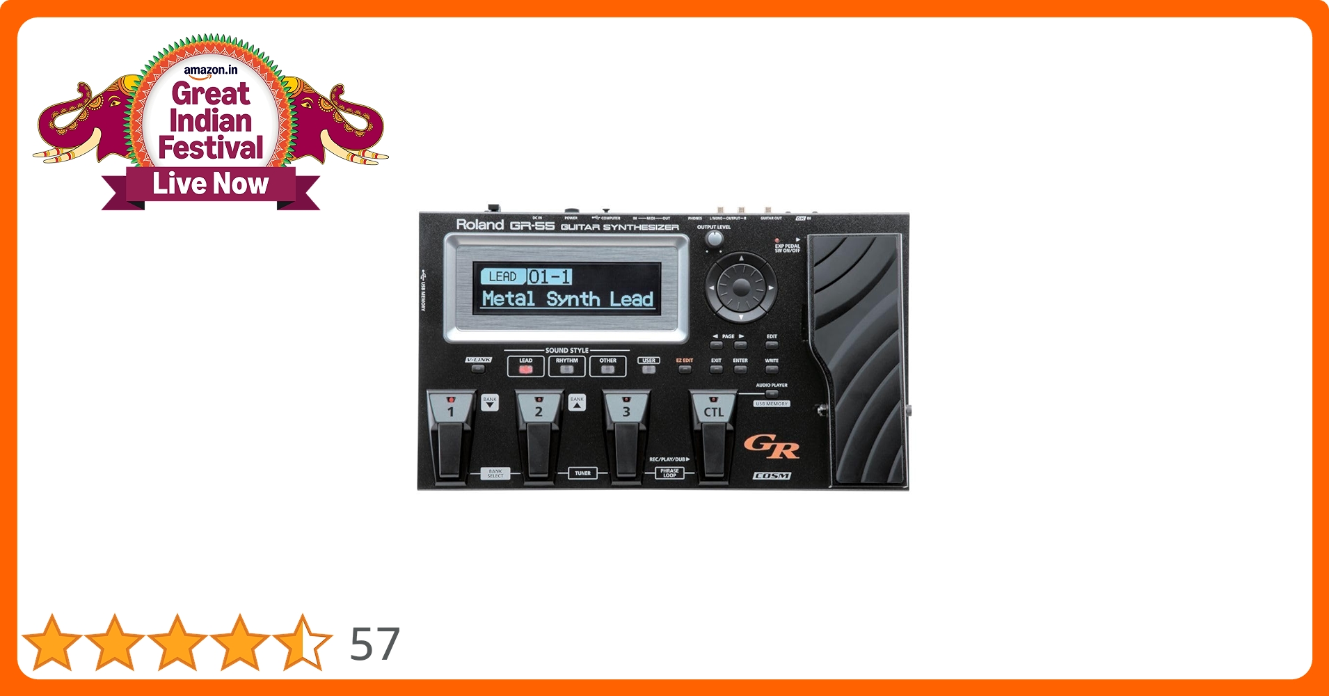 Roland ギターシンセサイザー GR55BK Roland GR-55 Guitar Synth - With GK-3 Pickup Black : Amazon